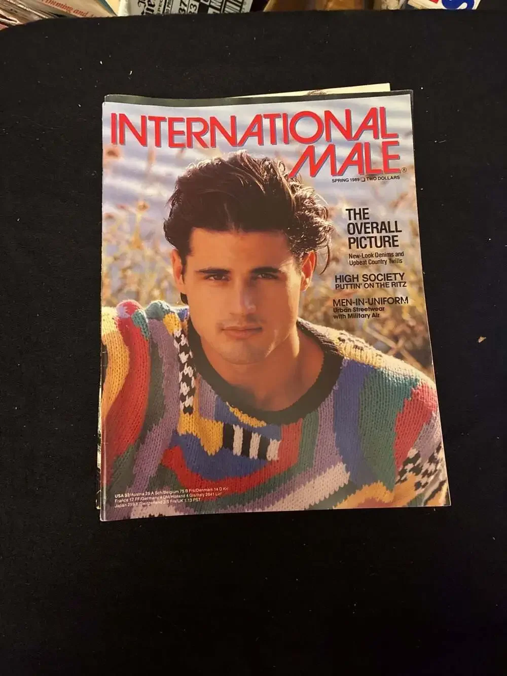 International Male Spring 1989 Vintage Men's Fashion Catalog